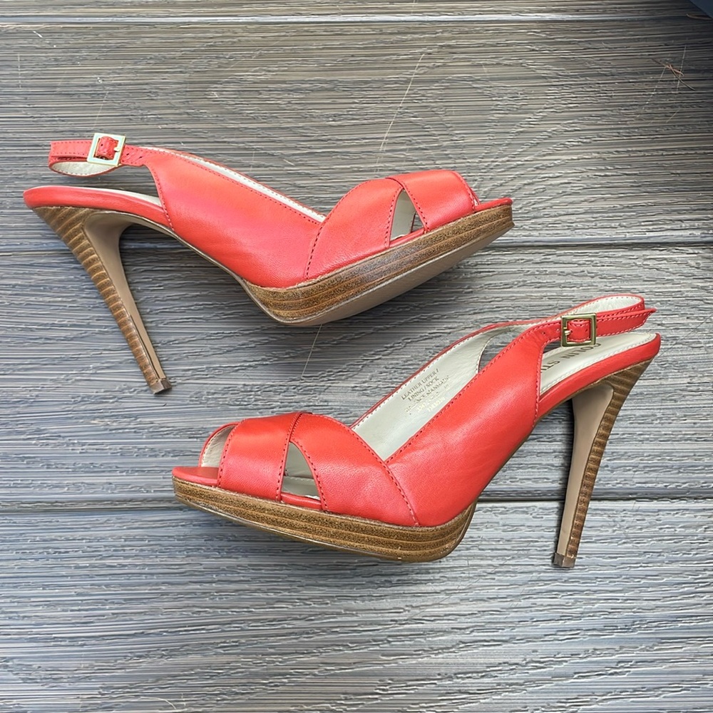 Colin Stuart Peep Toe Pumps Size 10